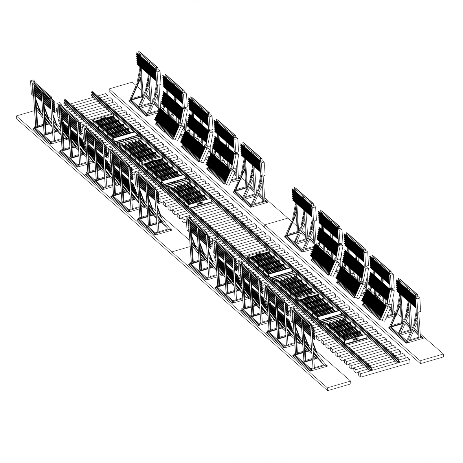Line Drawing for Dual Station Complete System-title