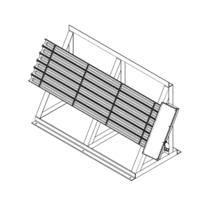 Line Drawing for Electric Diagonal Heater-title