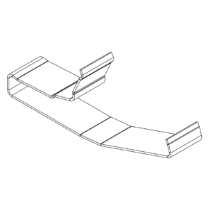 Line Drawing for Rail Clip-title