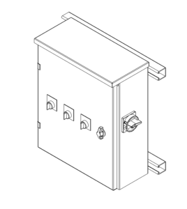 Line Drawing for Signalheat Control Enclosure-title